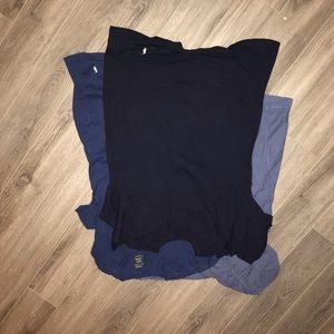 (3) xl polo shirts